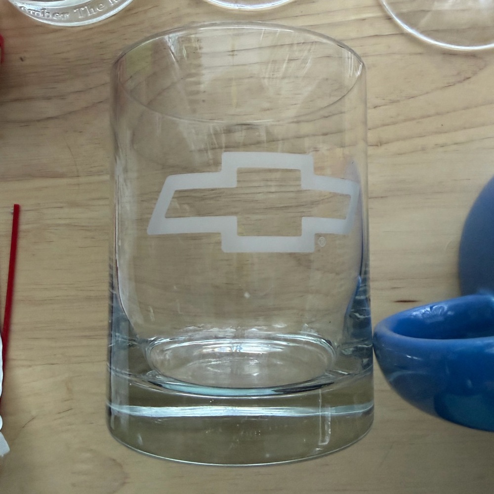 Chevrolet Clear Glass Tumbler